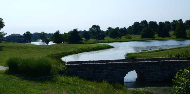 bridge at Mystic Oak Golf Course